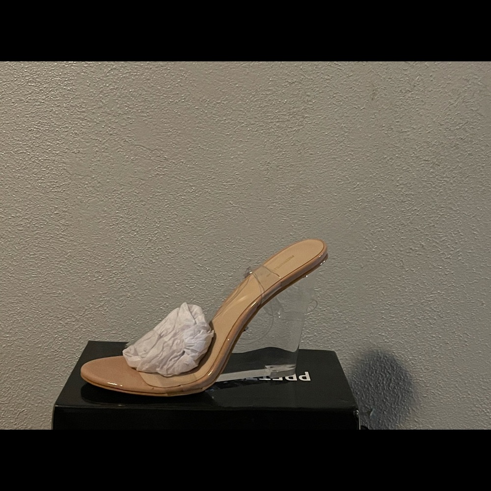 Pretty Little Thing Clear Wedges - image 2